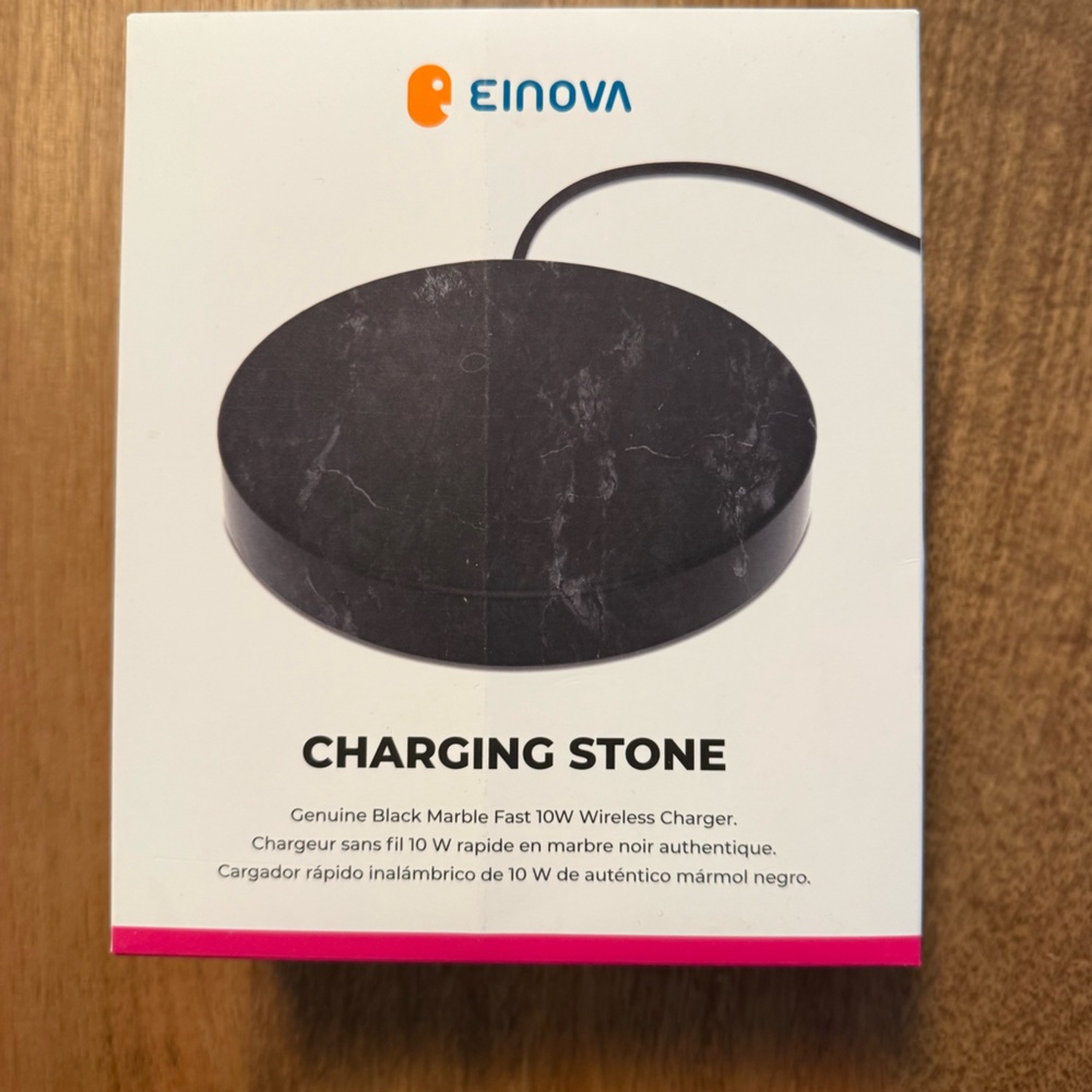 Black Marble Wireless Charger